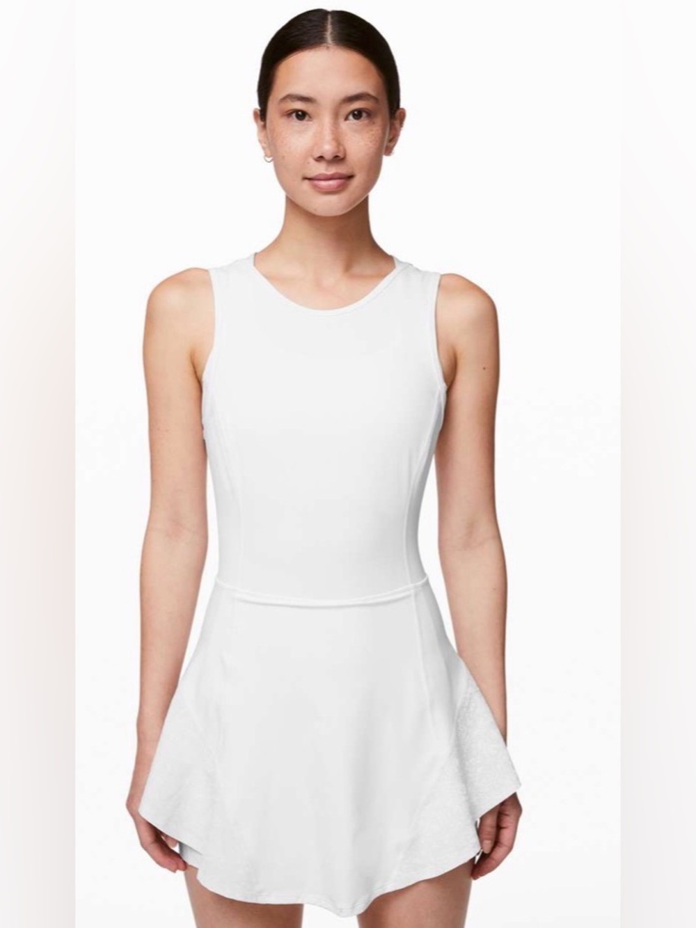 lululemon athletica White Sleeveless Tennis Dress